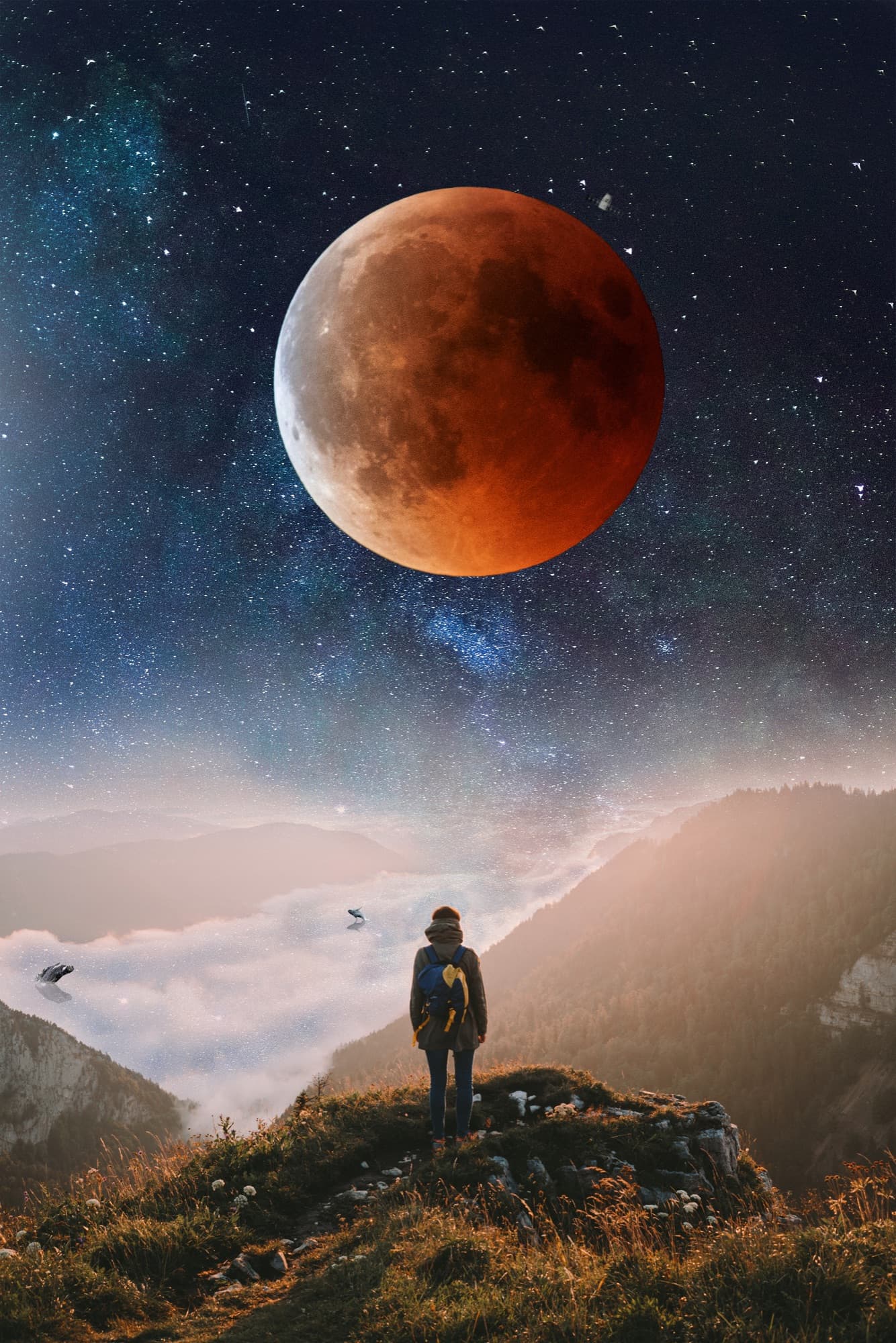 Graphic Art: space composite