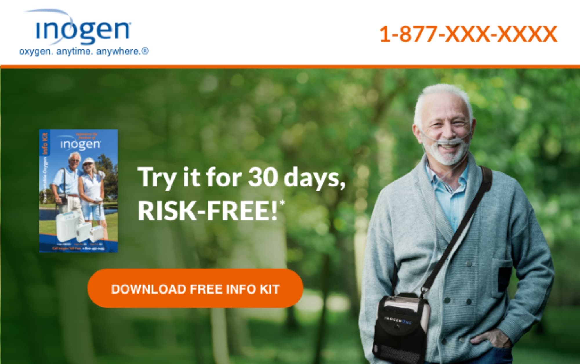 Inogen: campaign graphic