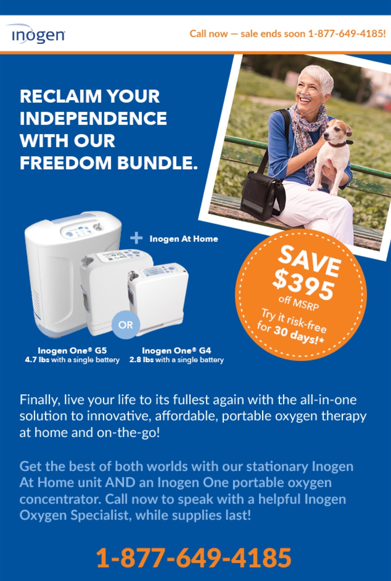Inogen: freedom bundle email