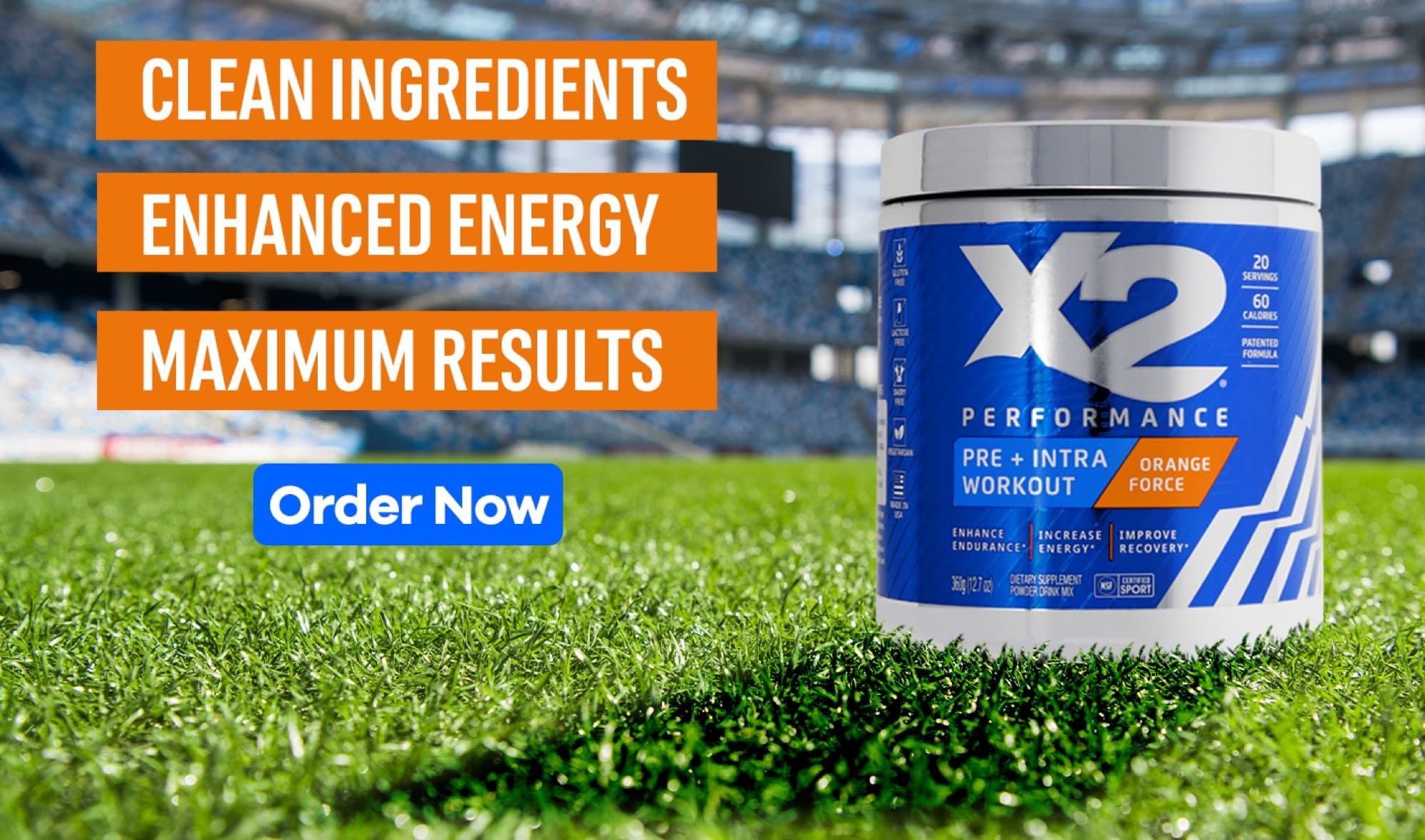 X2: soccer field ad